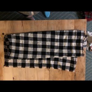 Buffalo check blanket scarf